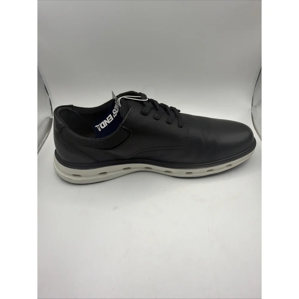 Lands' End Size 10.5 M / SPORT OXFORD / Black / Faux Leather / New Men's Shoes
